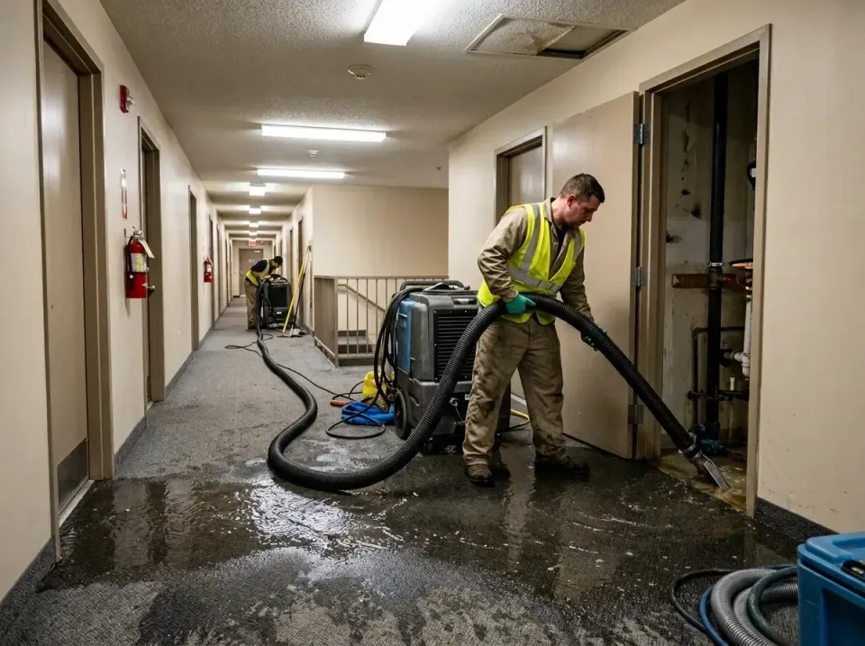 multi-unit-apartment-hallway-f-005 — frequently asked questions, Emergency Burst Pipe Water Extraction & Removal in Thornwoo…